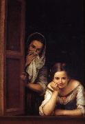 Bartolome Esteban Murillo Window of two women oil